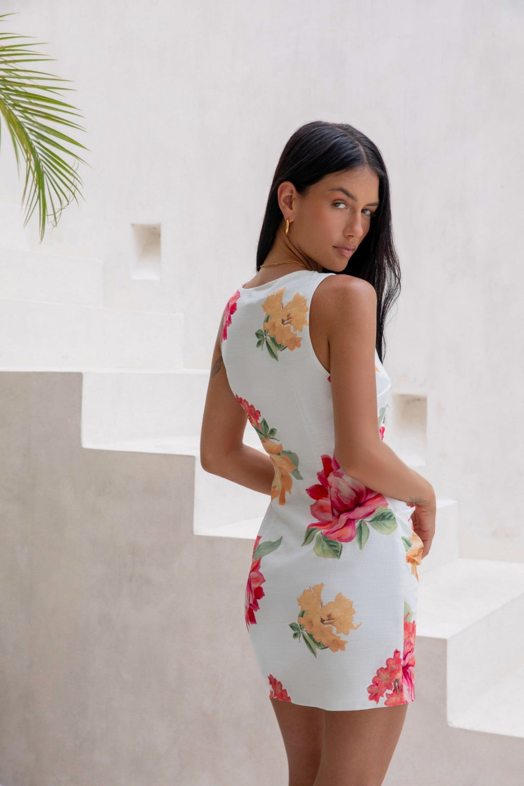 Something Beautiful Mini Dress Floral