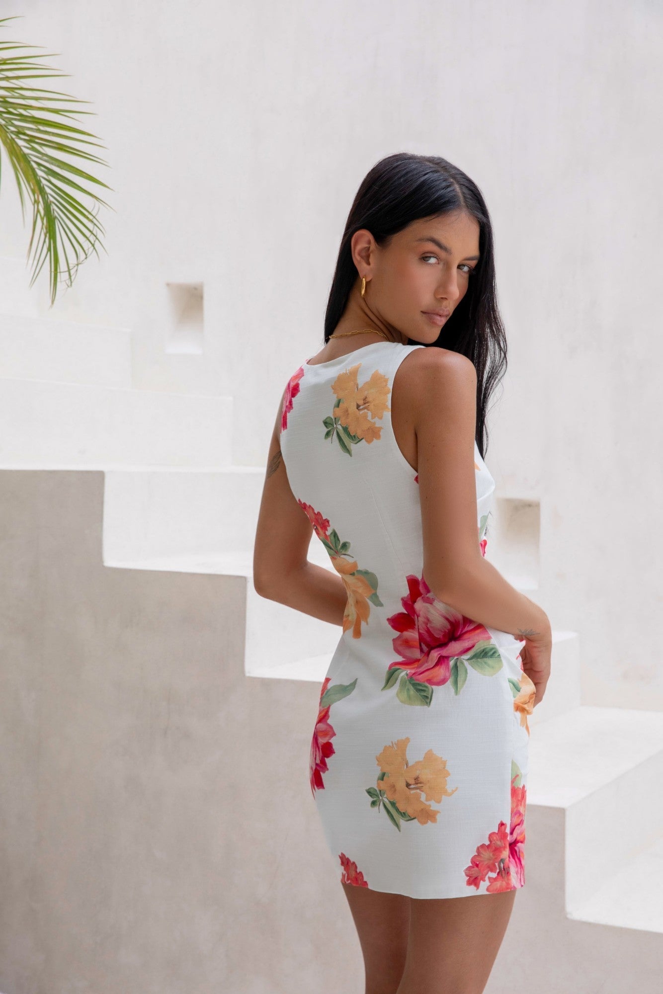 Something Beautiful Mini Dress Floral