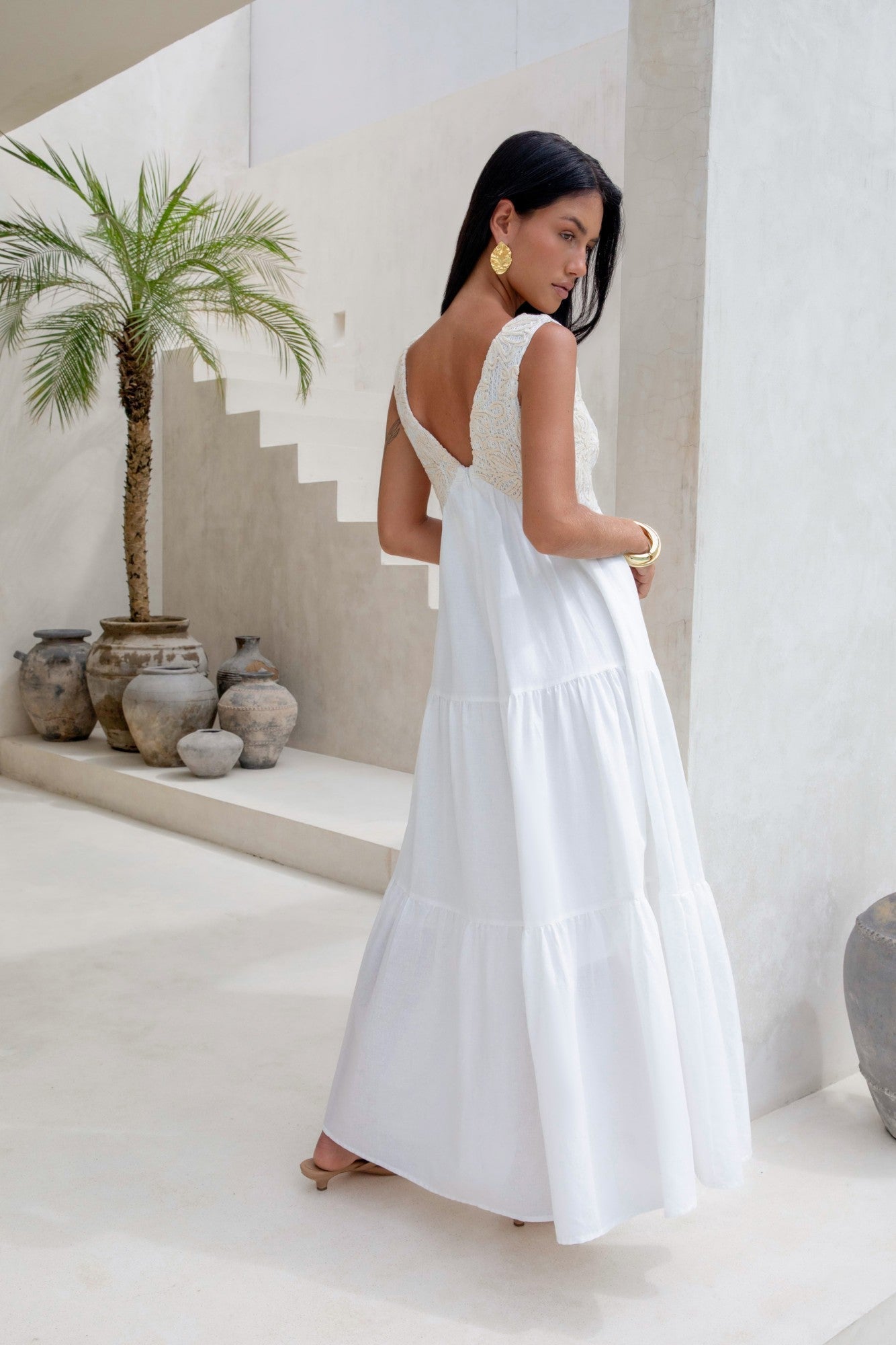 Lost In Your Love Maxi Dress White
