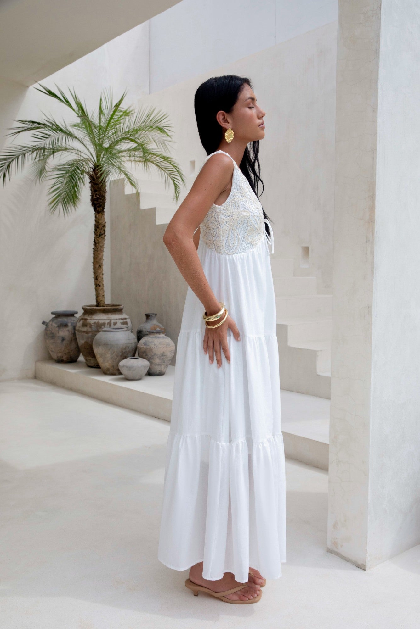 Lost In Your Love Maxi Dress White