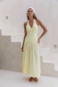 Calling Your Name Maxi Dress Yellow