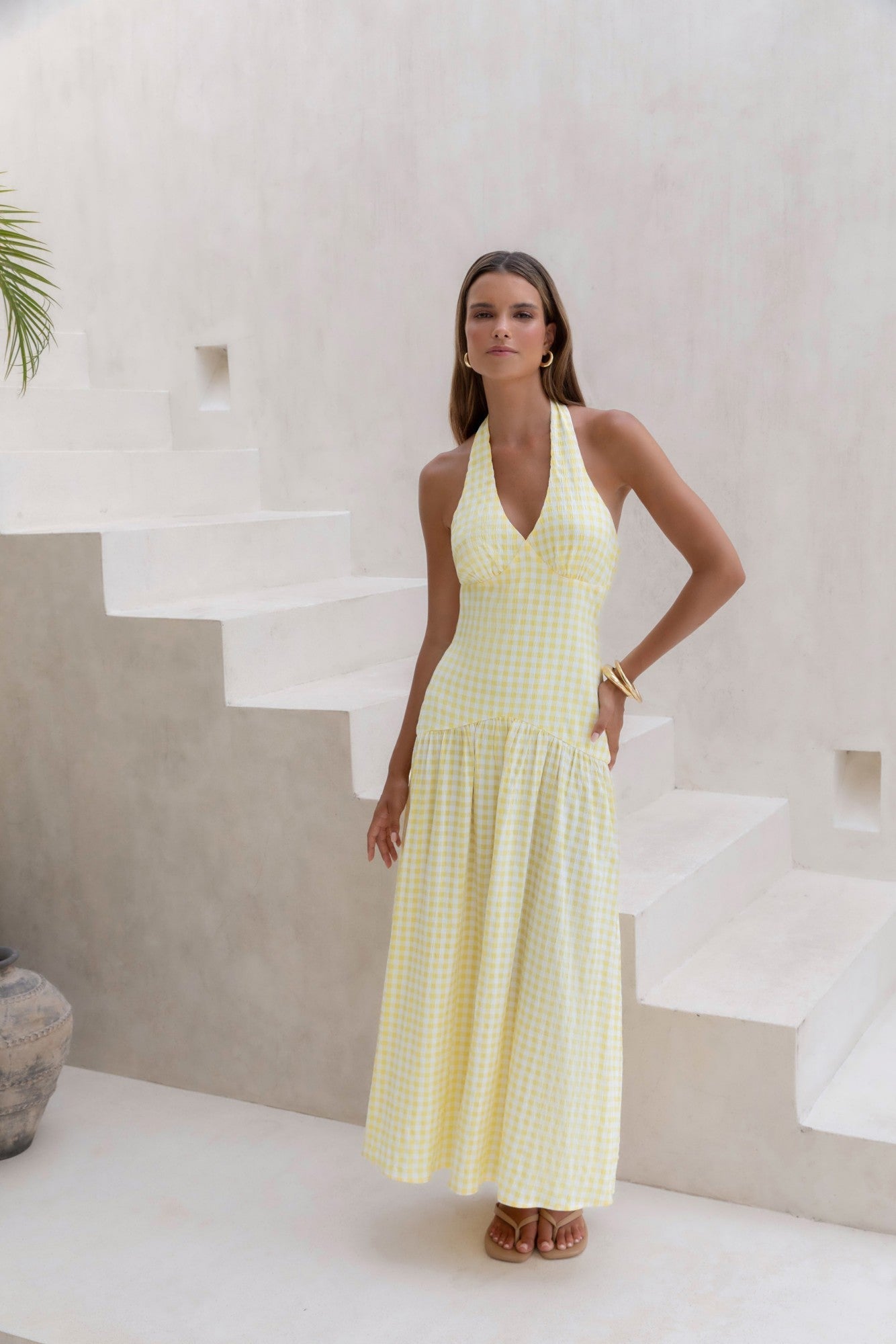 Calling Your Name Maxi Dress Yellow