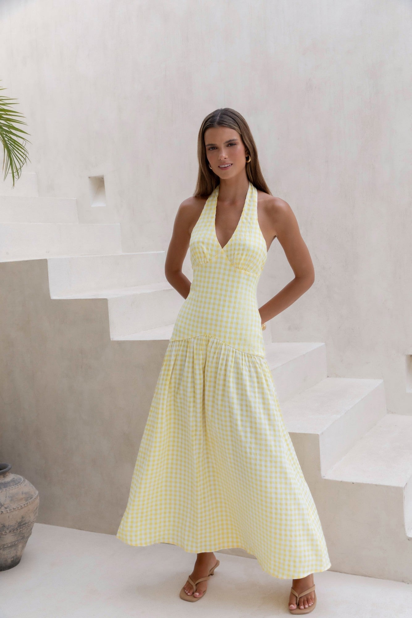 Calling Your Name Maxi Dress Yellow