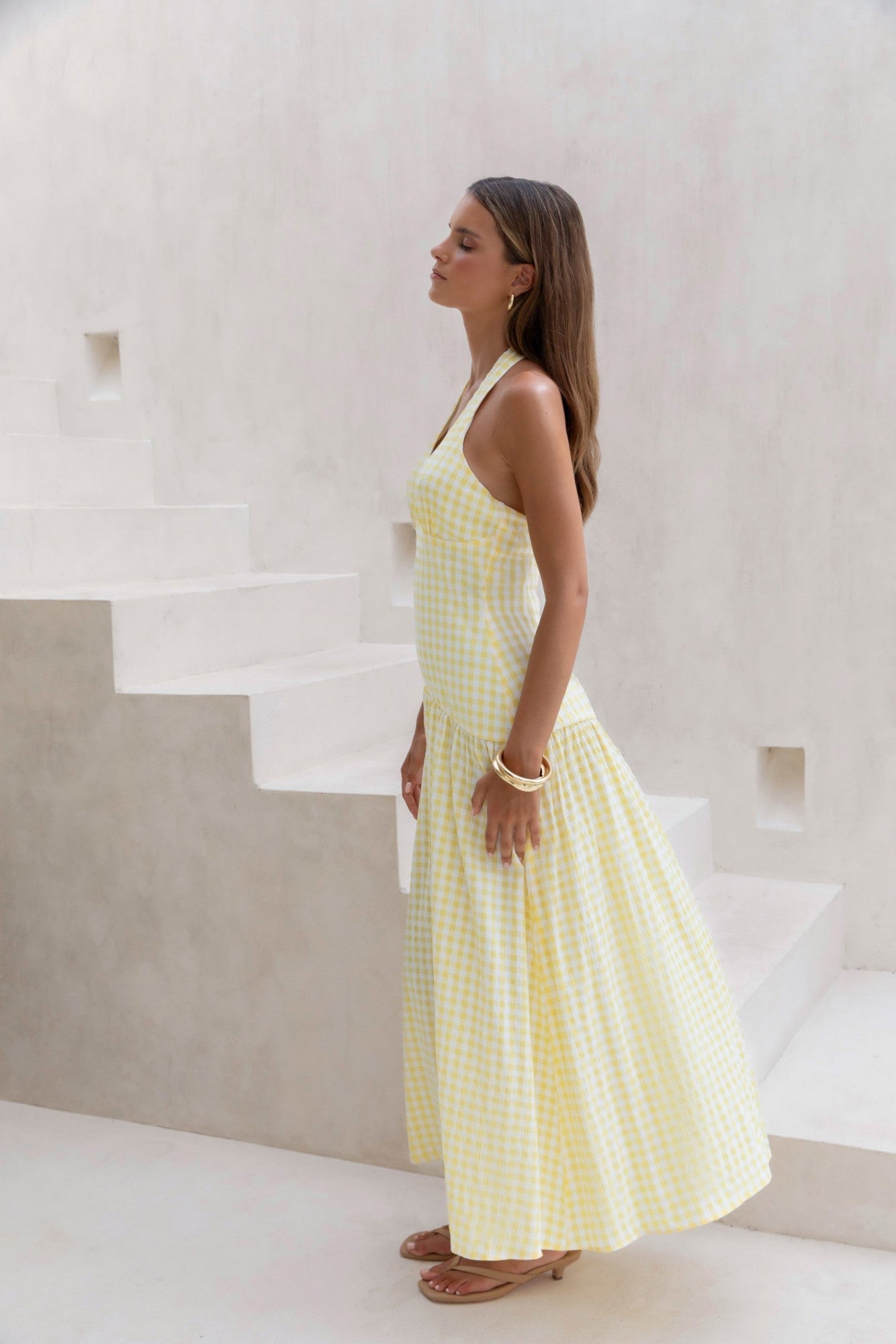 Calling Your Name Maxi Dress Yellow