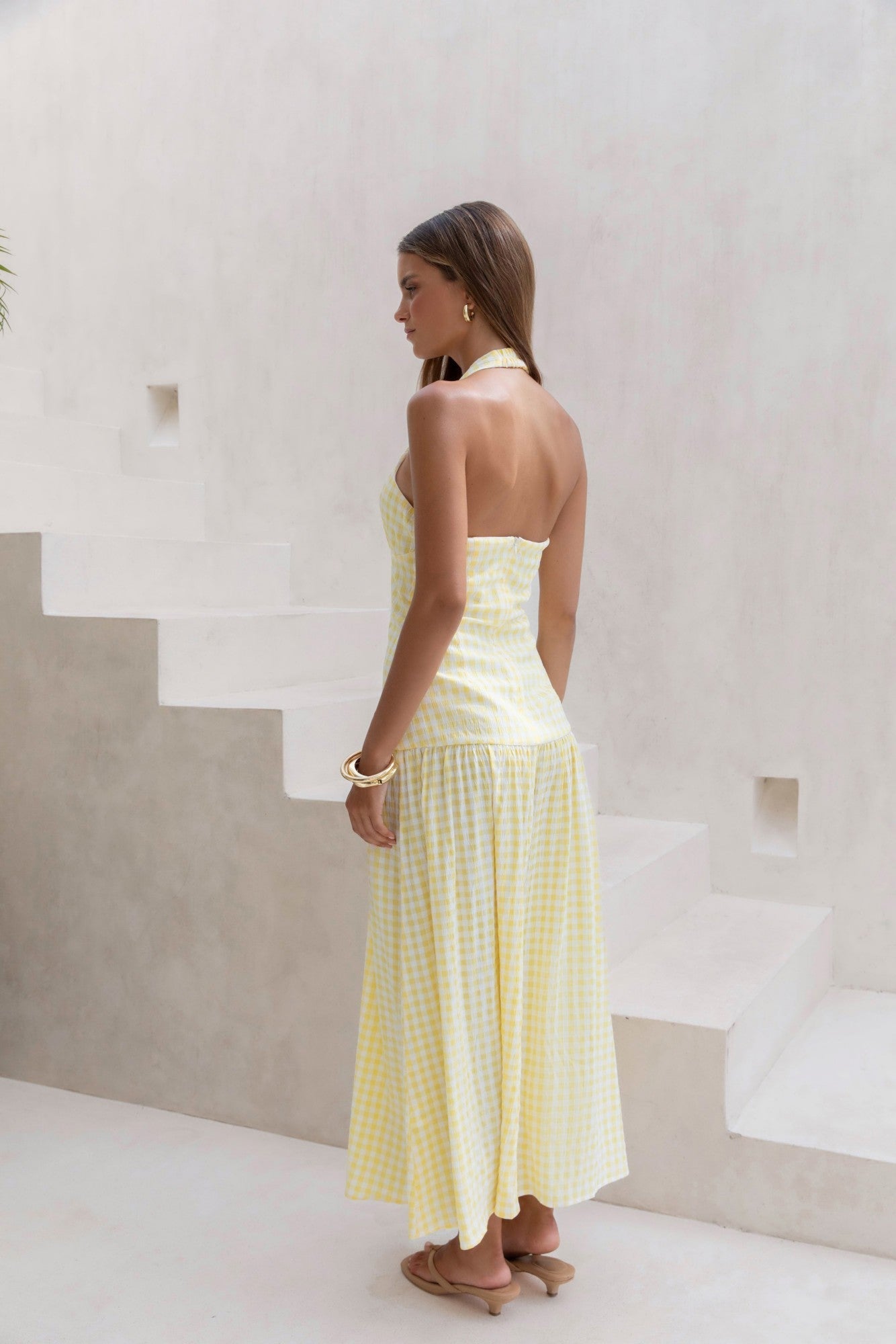 Calling Your Name Maxi Dress Yellow