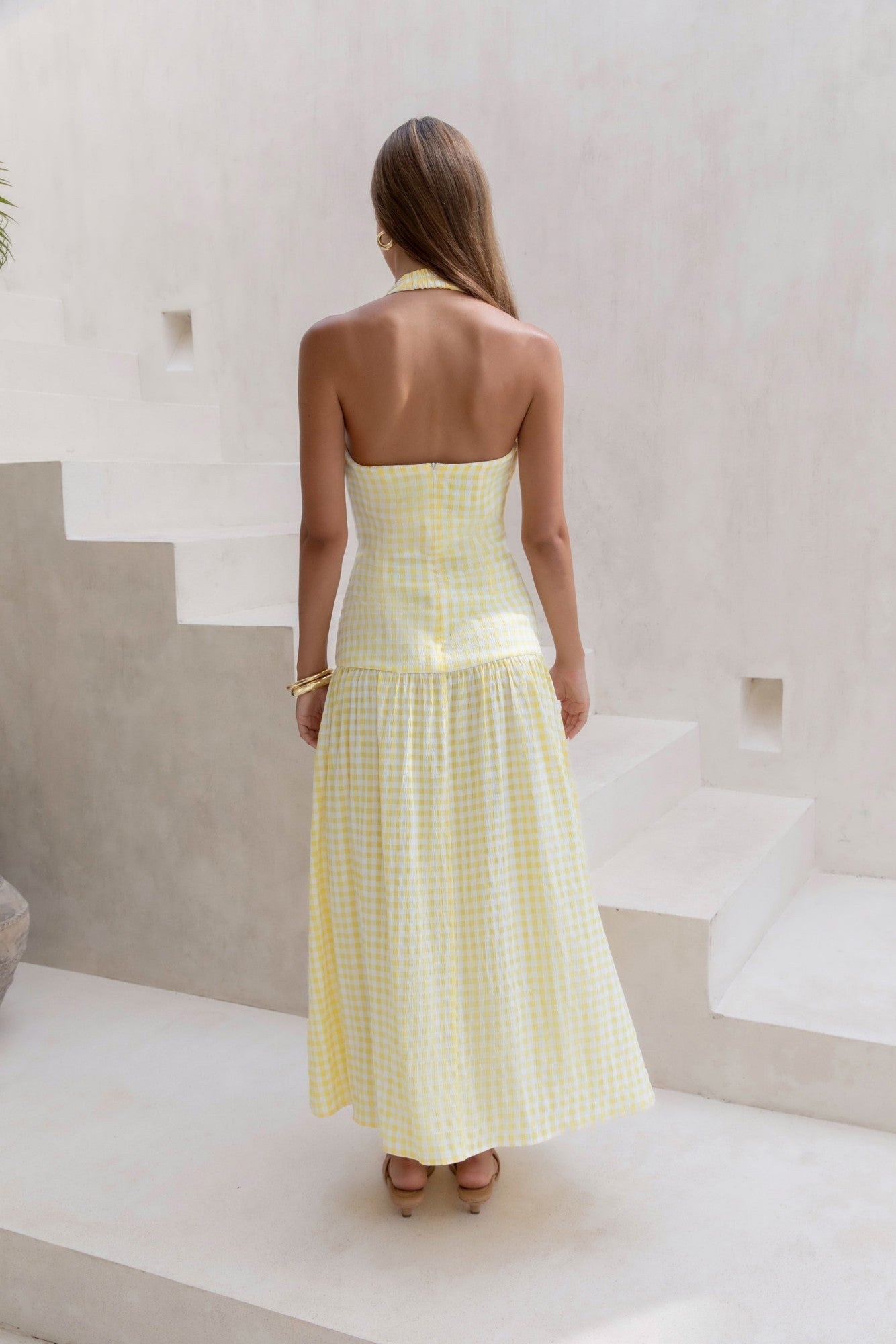 Calling Your Name Maxi Dress Yellow