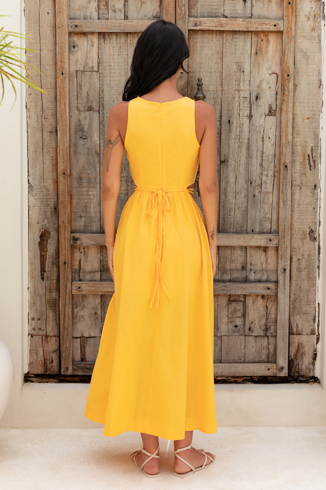 Lifetime Maxi Dress Yellow