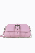 Peta And Jain Maddy Buckle Shoulder Bag Chain Pink