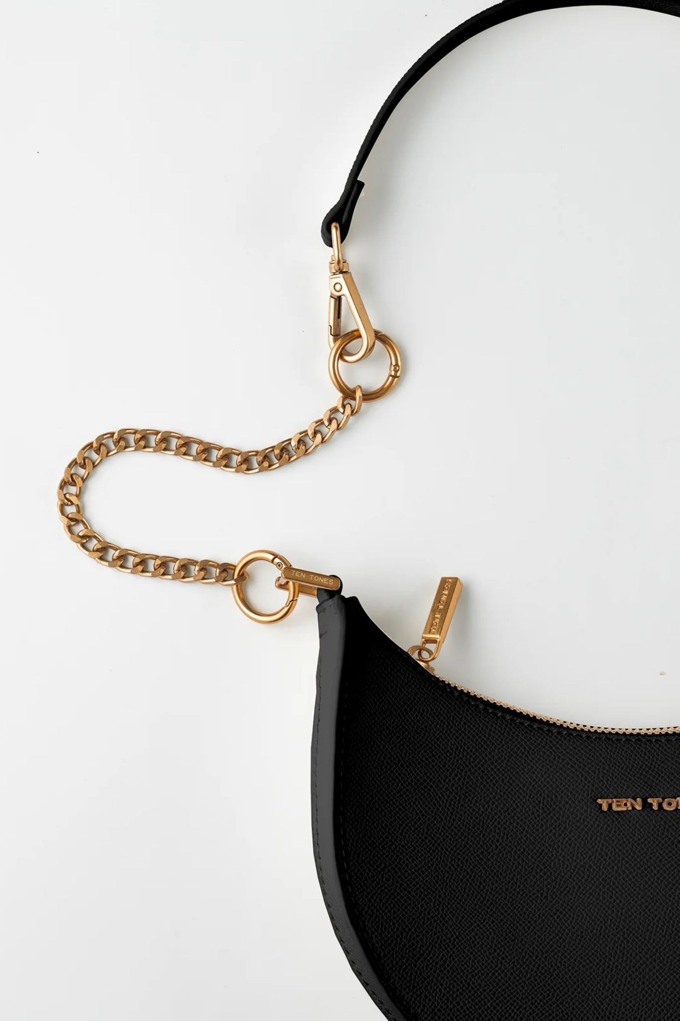 TEN TONES Grayson Moon Bag Black