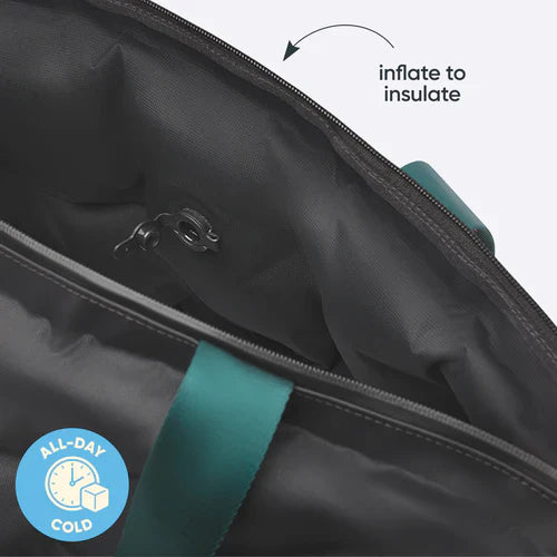 Owala The Cloud Inflatable insulation. Packs flat. 16L capacity Night Mode