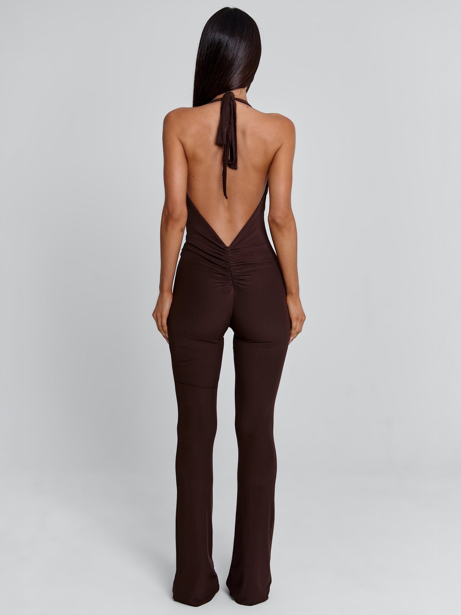 CARYS JUMPSUIT CHOCOLATE