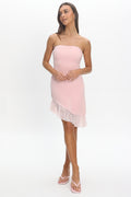Lumia Strapless Mini Dress Powder Pink