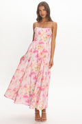 Avelisse Scoop Midi Dress Pink