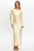 Loveland Cowl Back Midi Dress Butter
