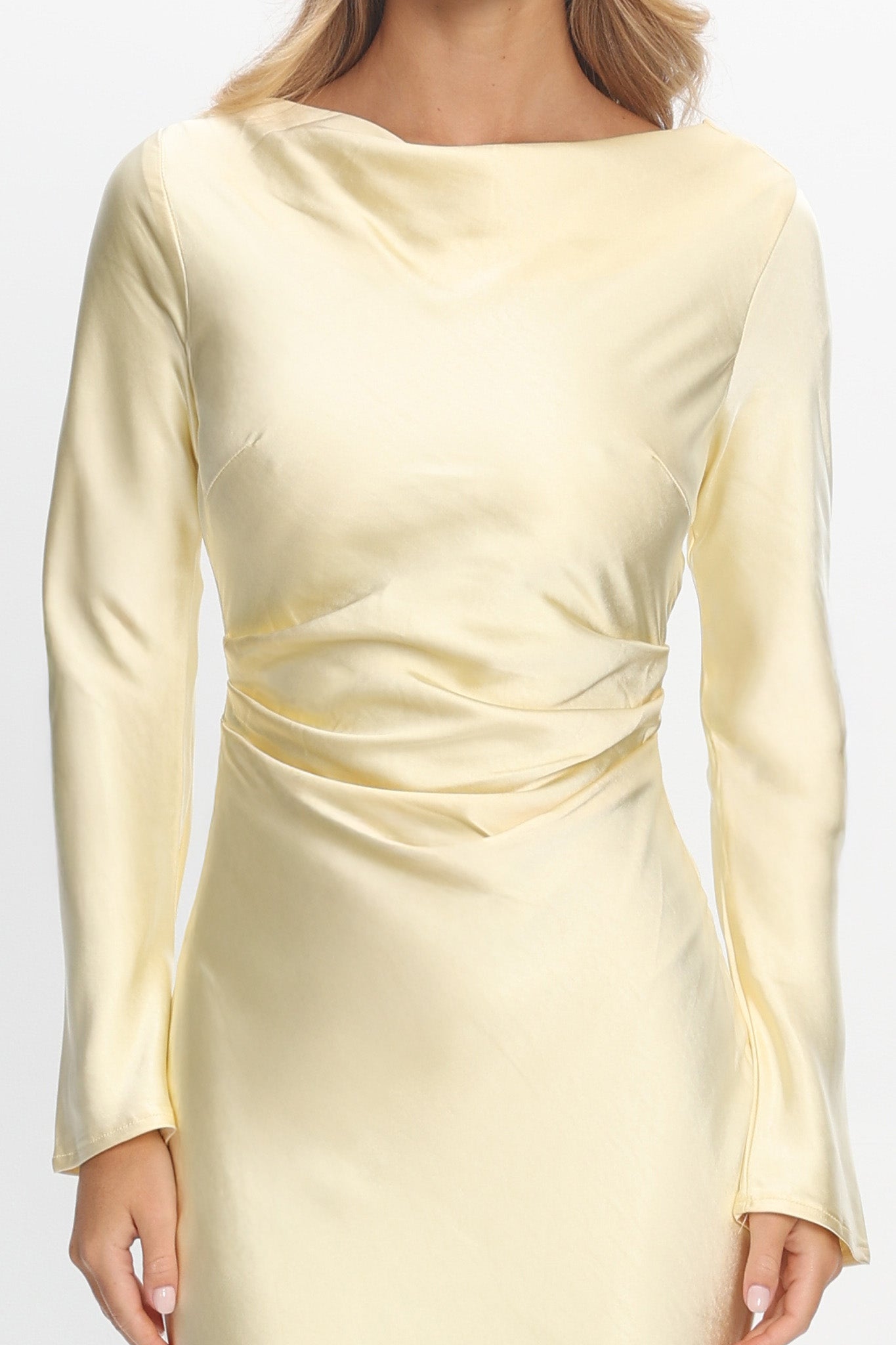 Loveland Cowl Back Midi Dress Butter