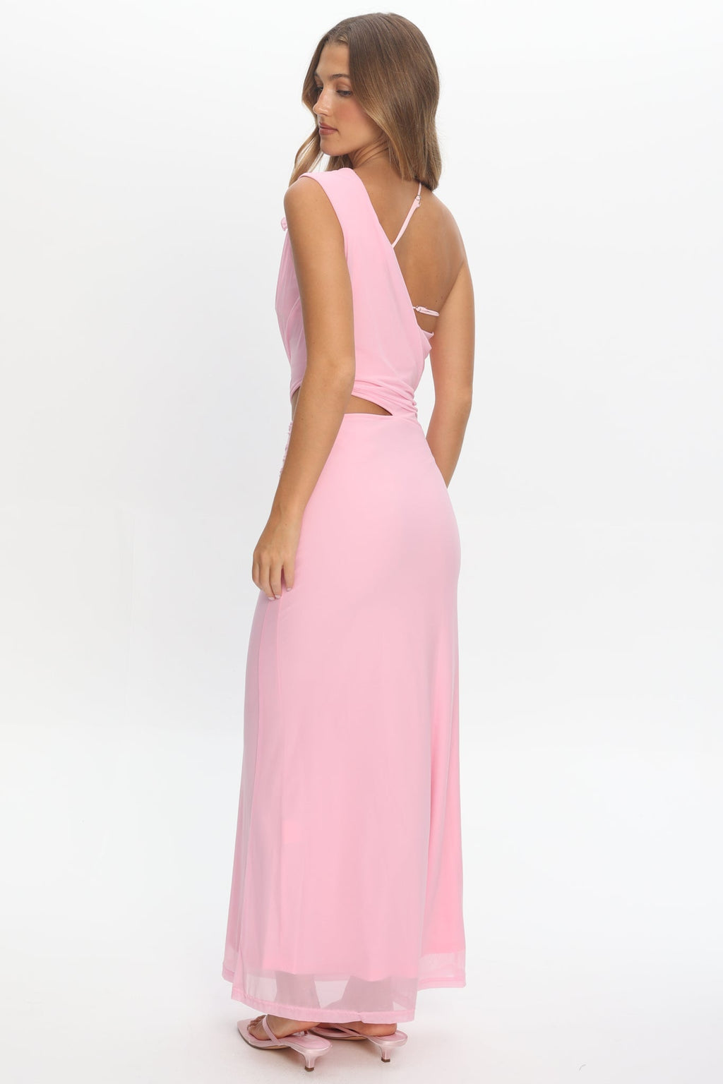 Out Loud Cut-Out Drape Maxi Dress Cheek