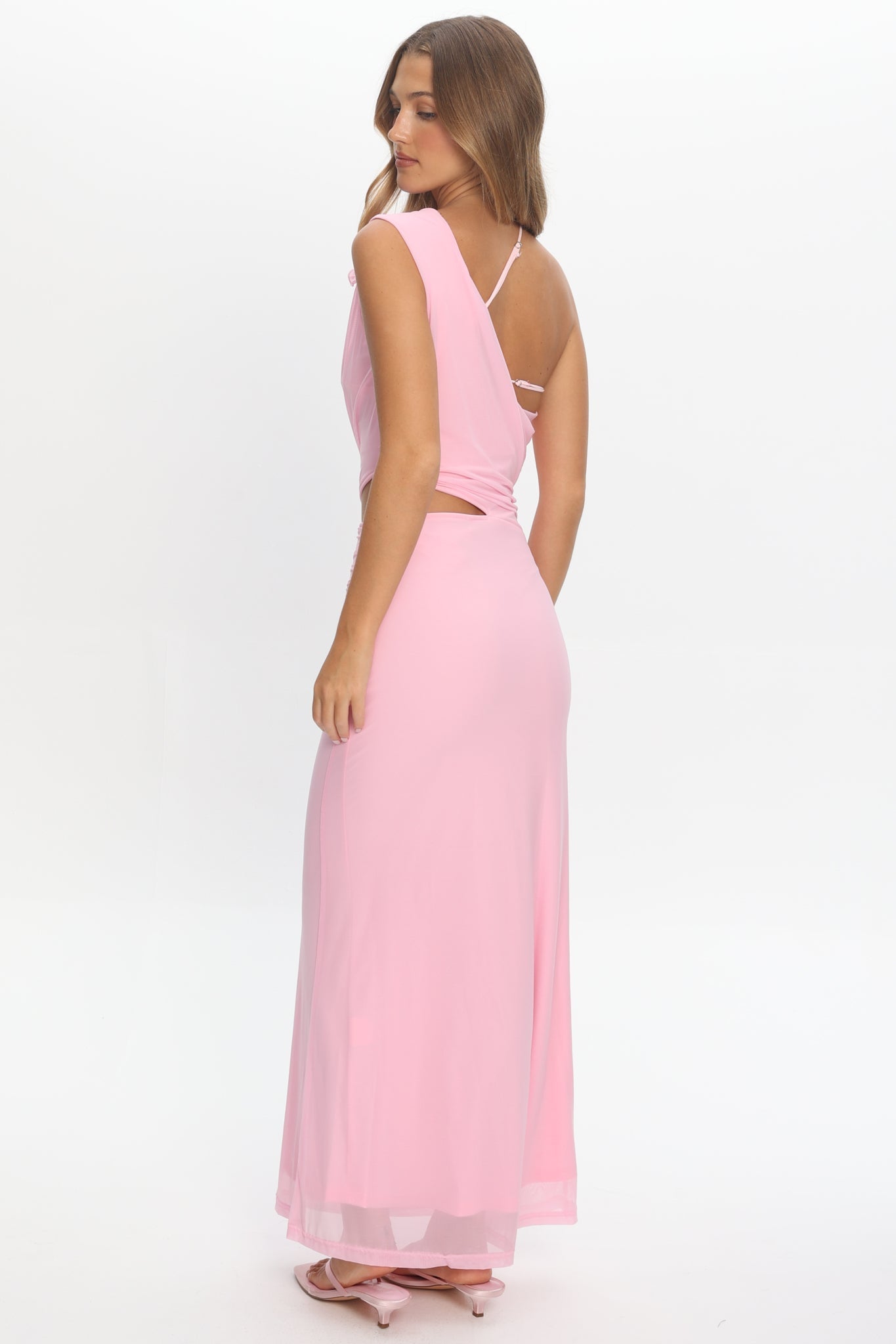 Out Loud Cut-Out Drape Maxi Dress Cheek