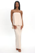 Kellaan Balloon Top Maxi Dress Oyster