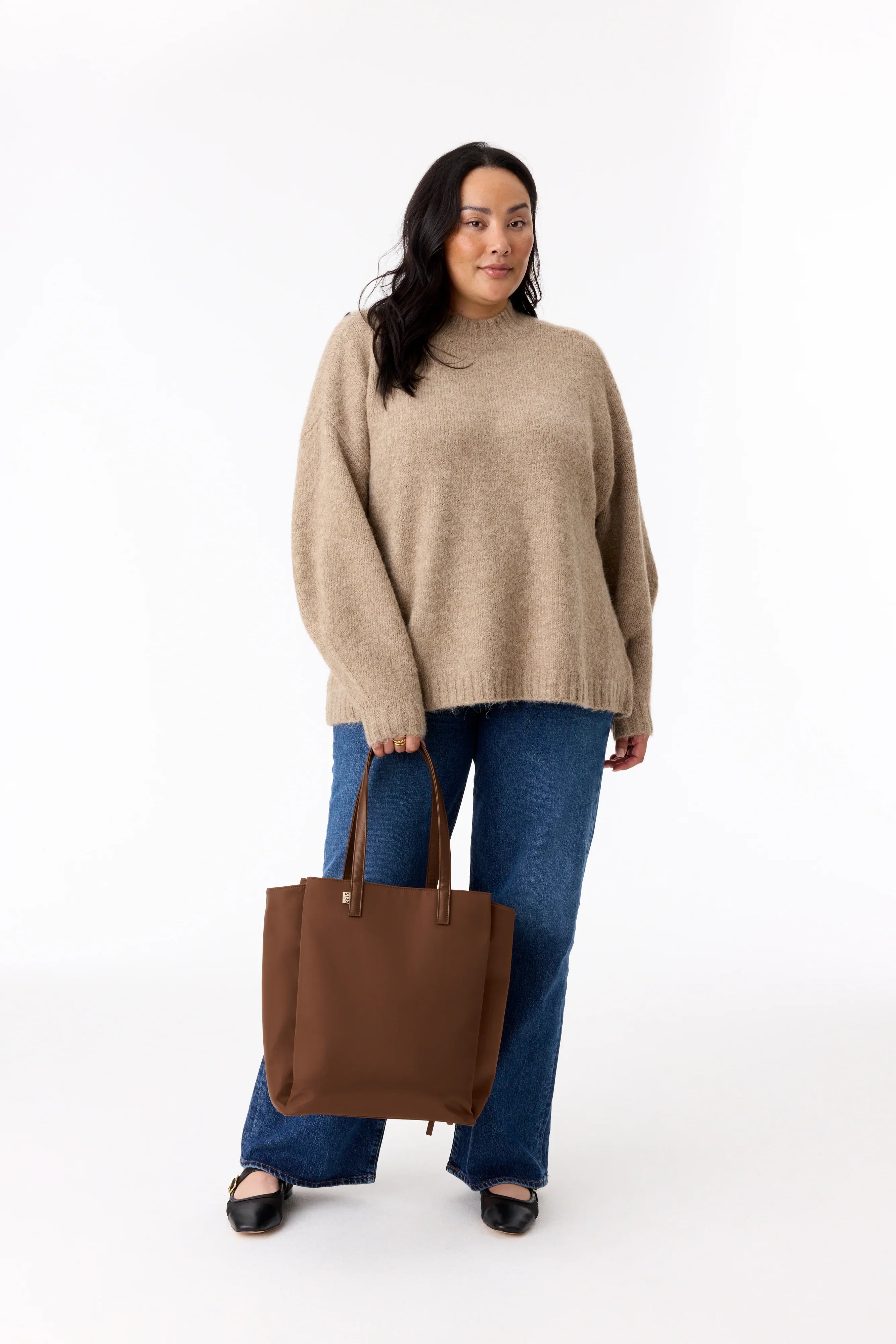BEIS 'The Commuter Tote in Maple