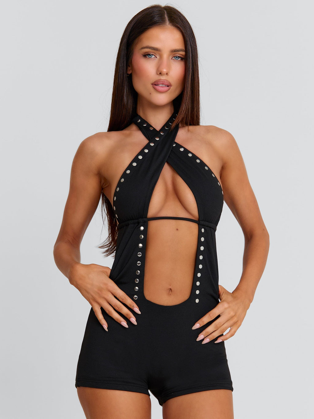 EMILIEE PLAYSUIT BLACK