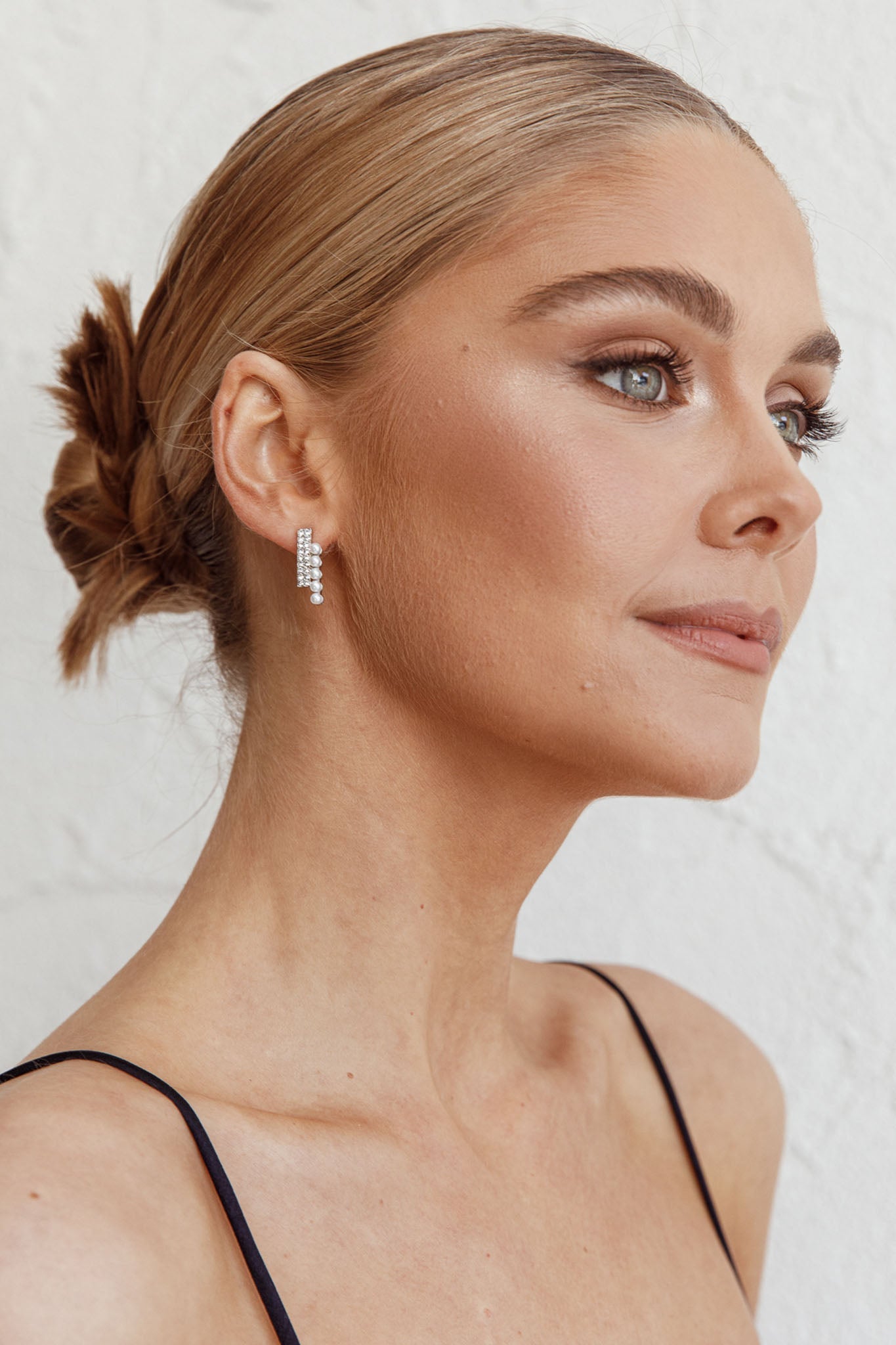 Scorpio Diamante Earrings Silver