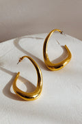 Triumph Hoop Earrings Gold