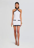 Myna Metallic Rib Knit Dress
