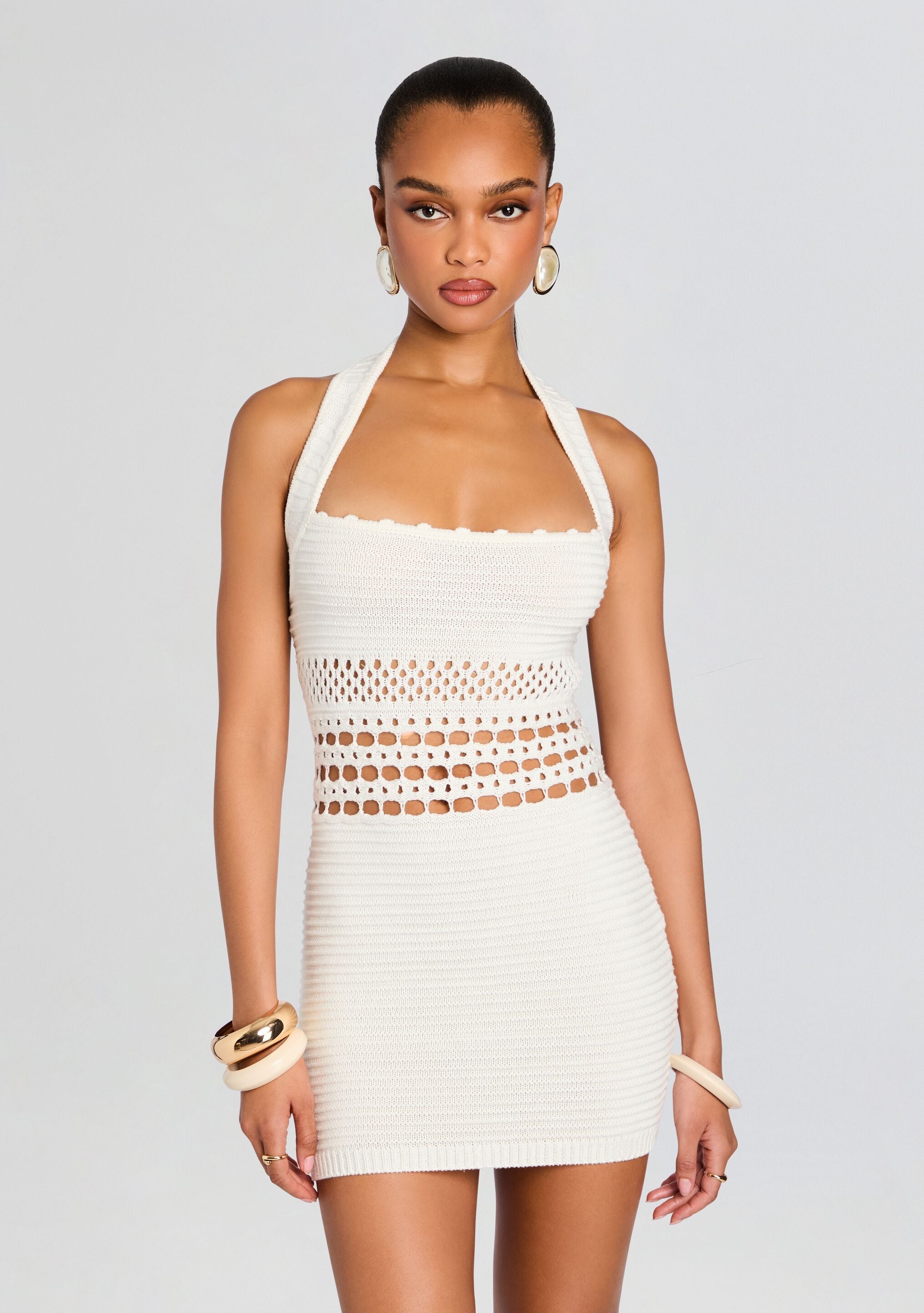 Ronni Crochet Dress