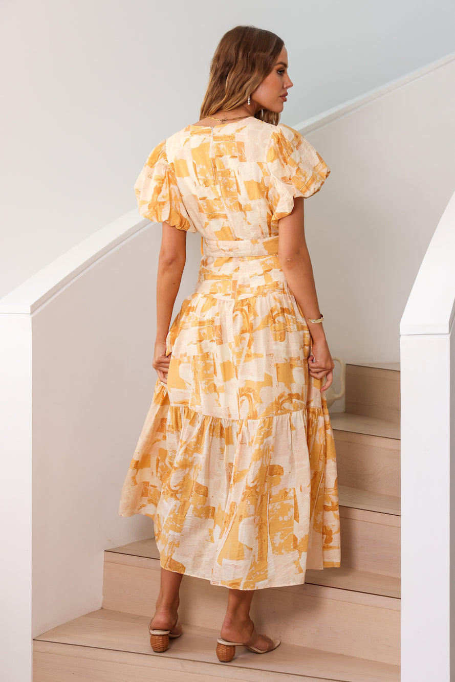 Because Of You Maxi Dress Orange