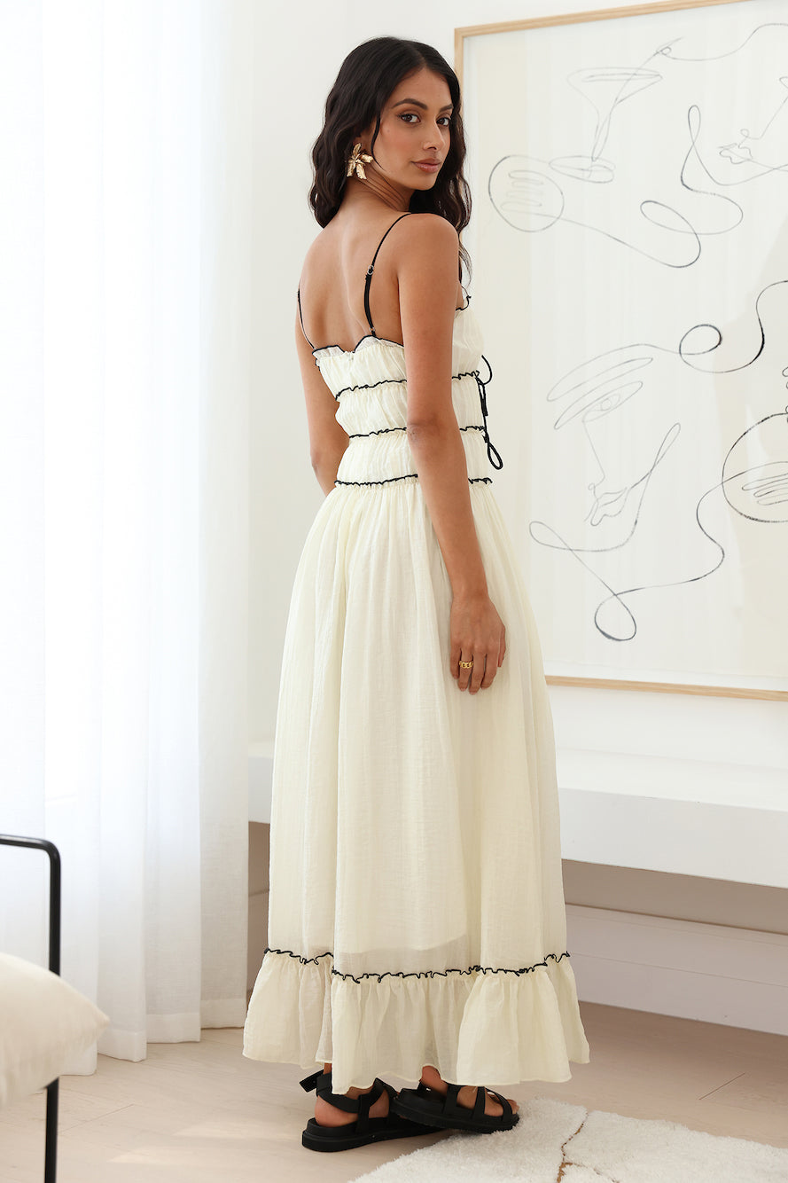 Understand It Maxi Dress Cream