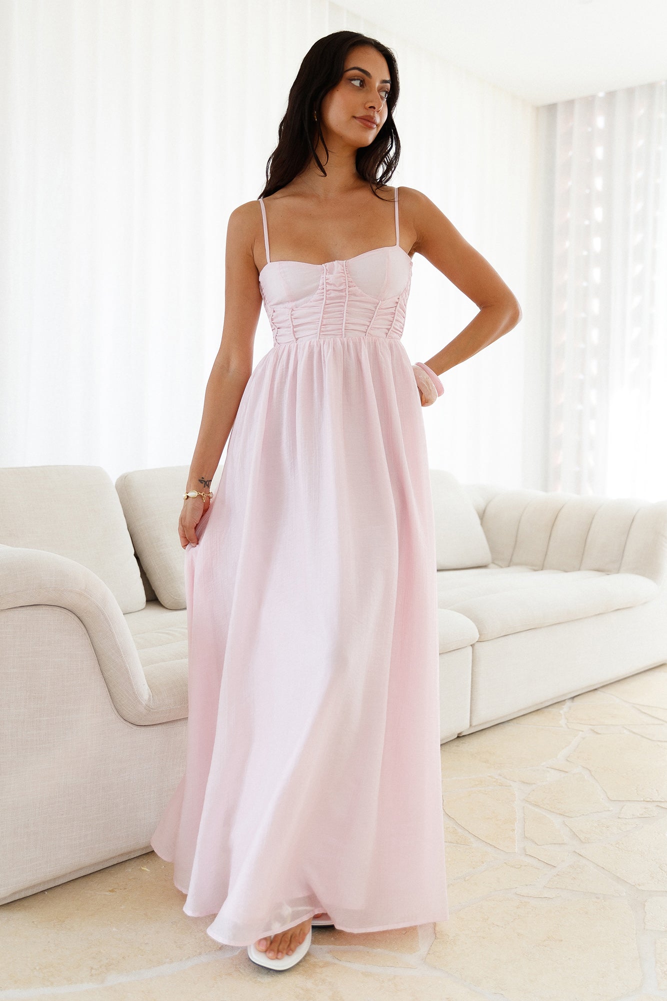 Darling Dear Maxi Dress Pink