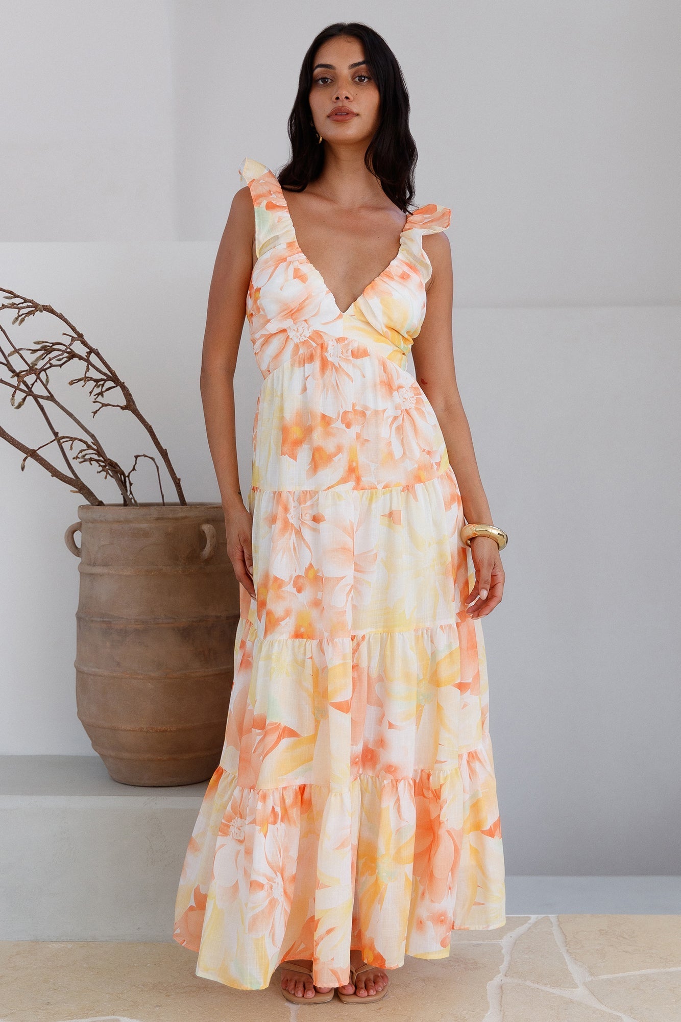 Regella Maxi Dress Yellow