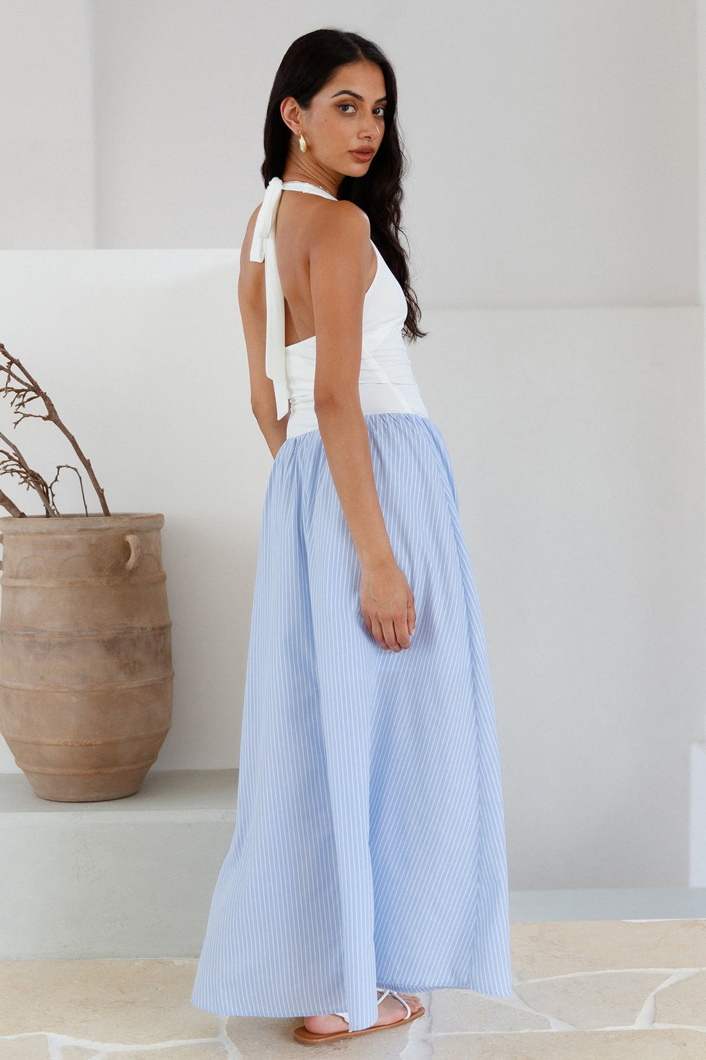 Soft Sail Maxi Dress Blue