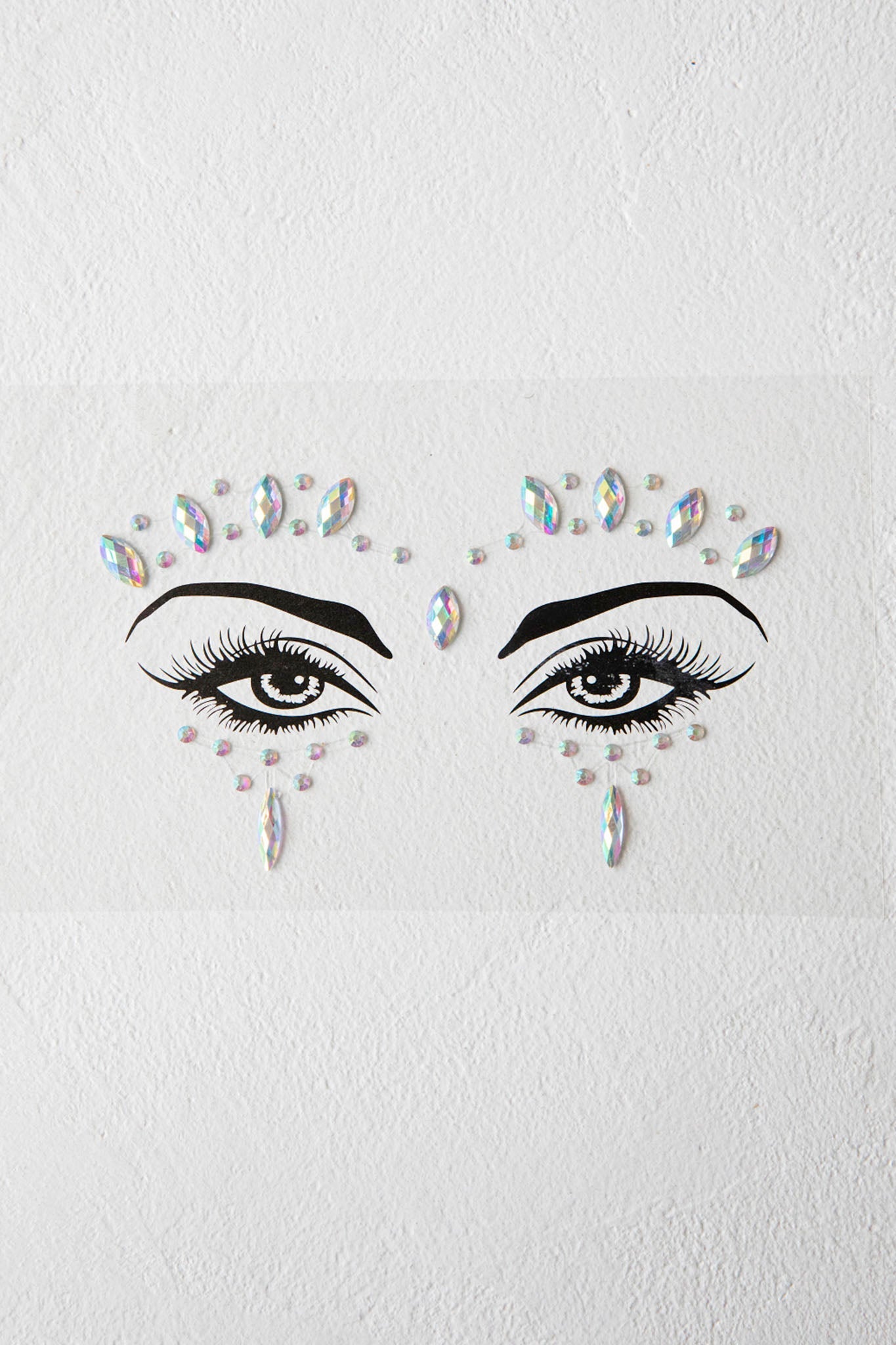 Electric Nights Face Jewels Multi C