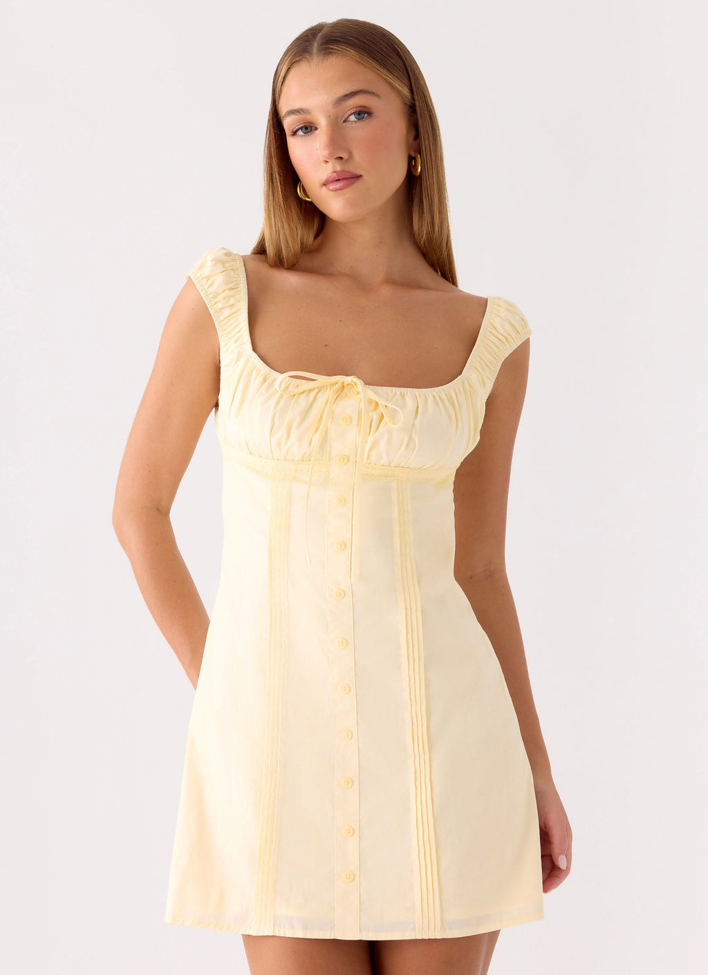 Fornarina Mini Dress - Lemon