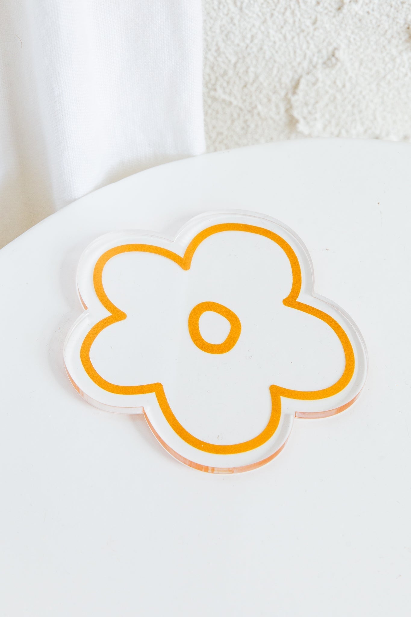 Flower Feeling 4pc Acrylic Coaster Set