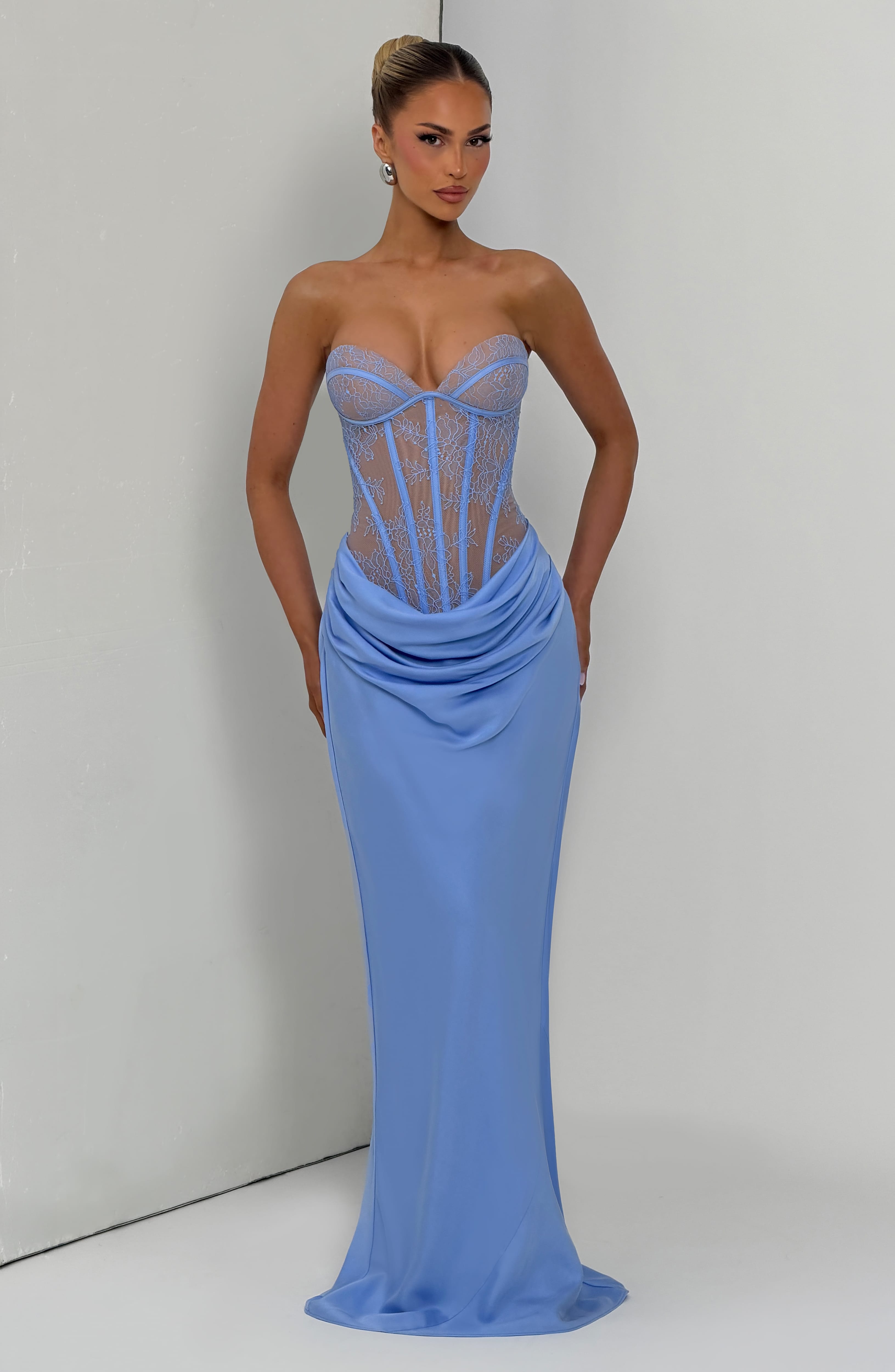 Kathleen Maxi Dress - Powder Blue