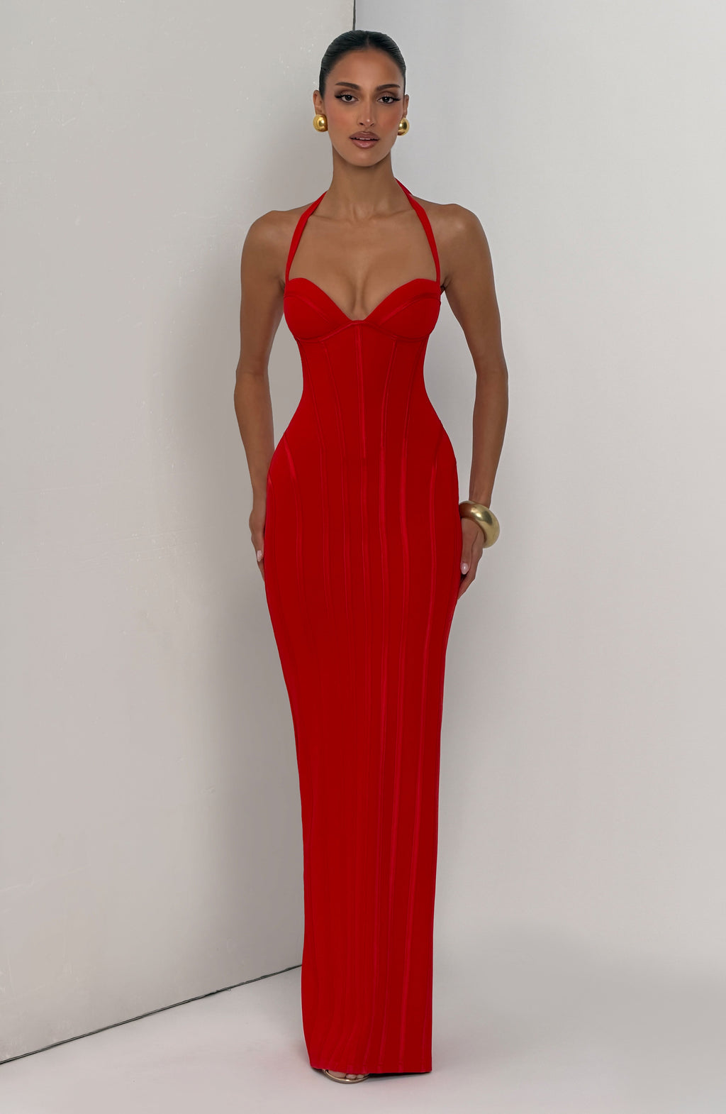Nigella Maxi Dress - Red