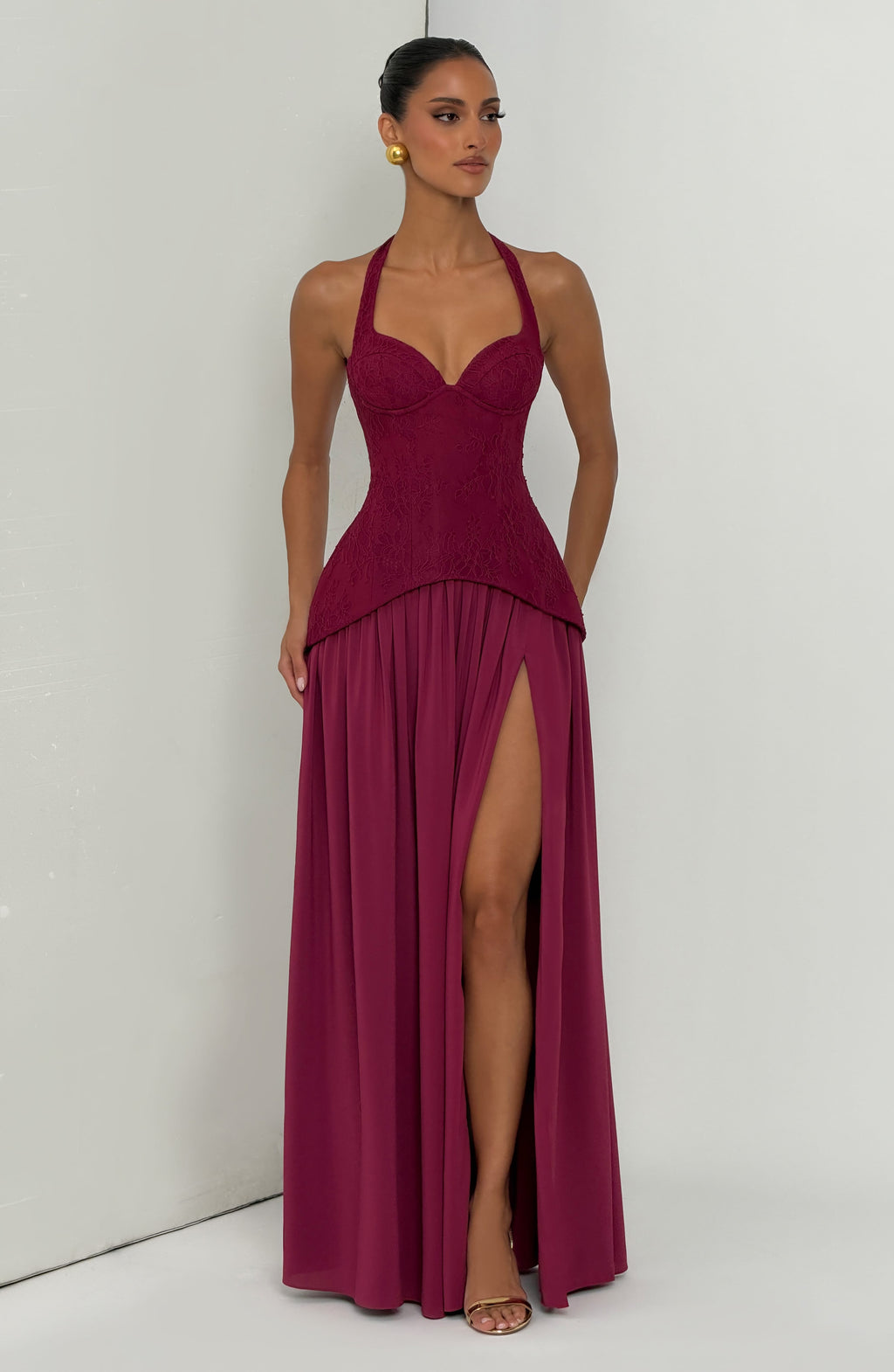 Almira Maxi Dress - Mulberry