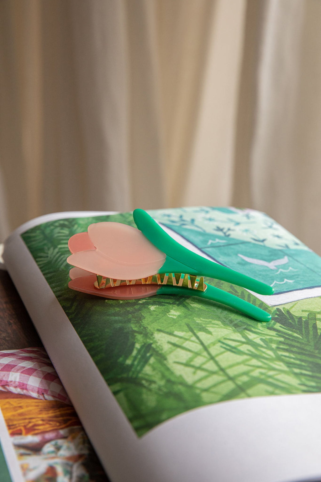 Tulip Hair Clip Flower