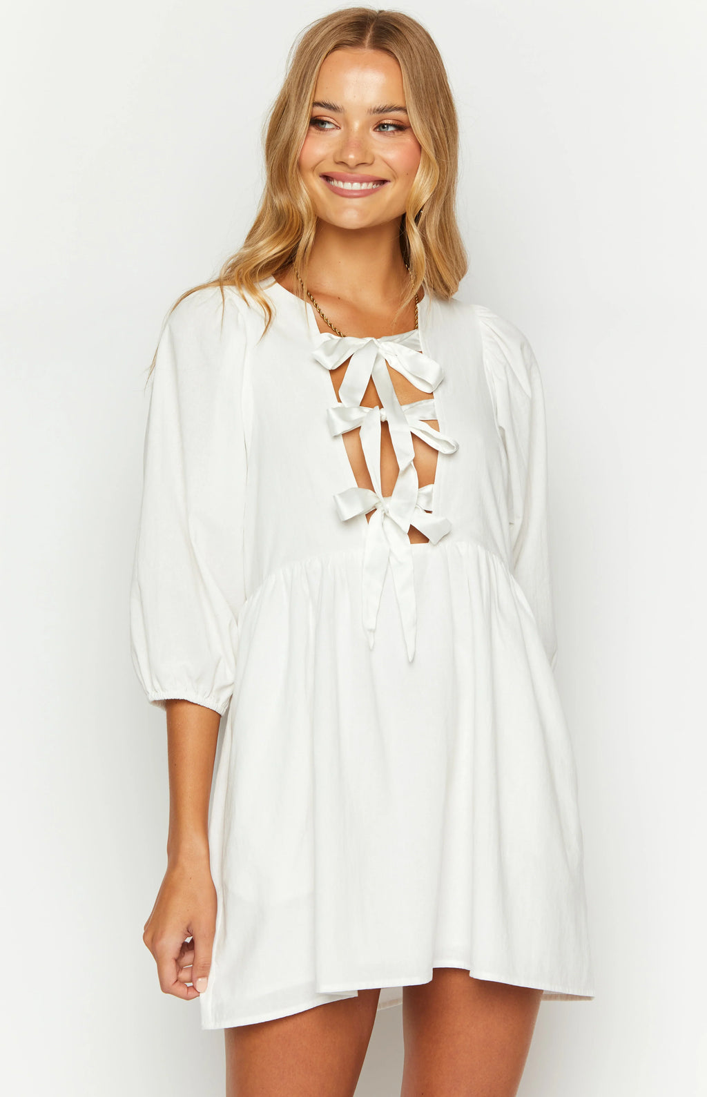 Issy White Mini Dress
