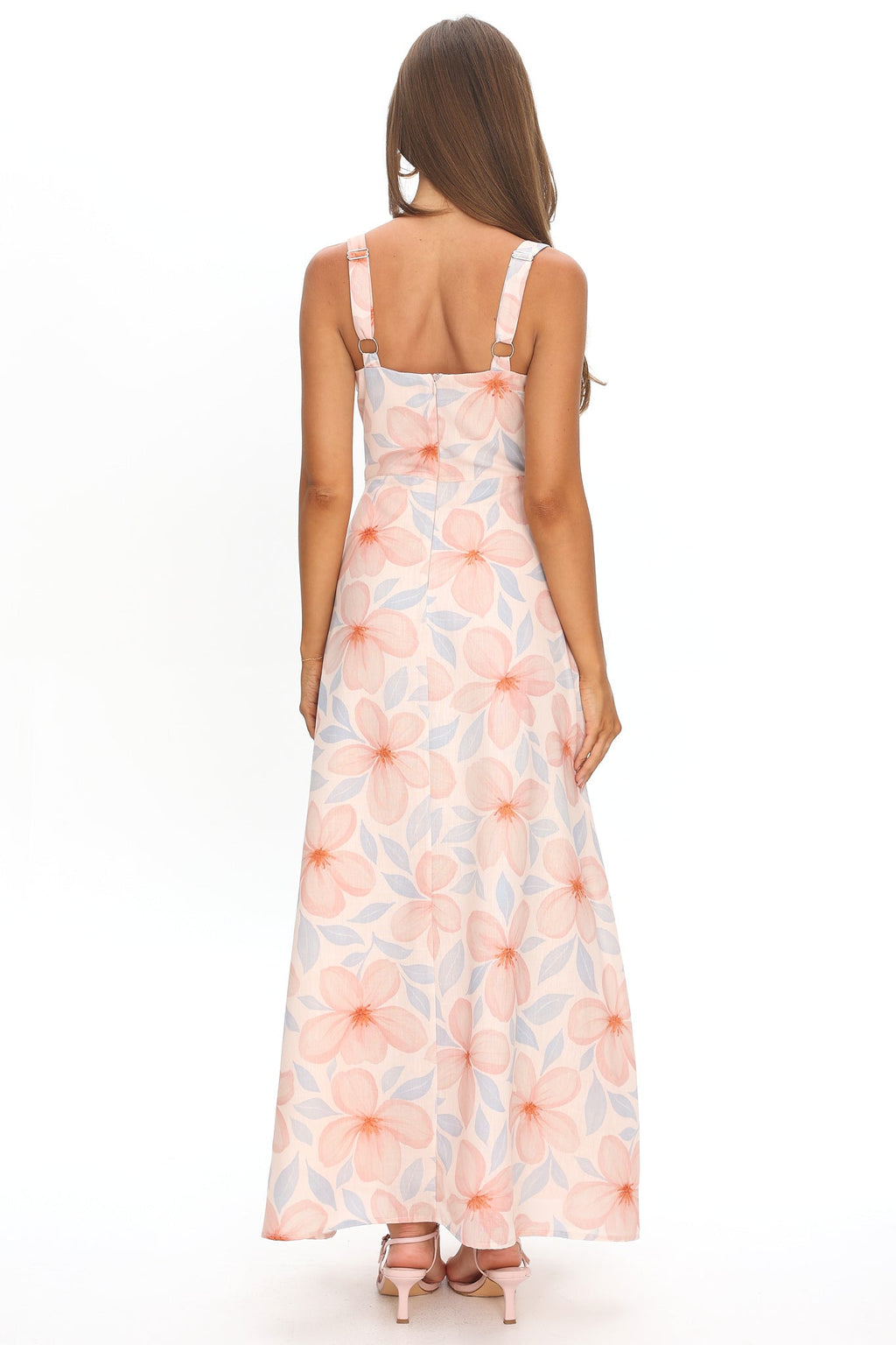 Arabella Tied Bust Maxi Dress Floral