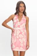 Orihime Halter Mini Dress Pink