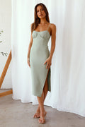 Panorama Midi Dress Green