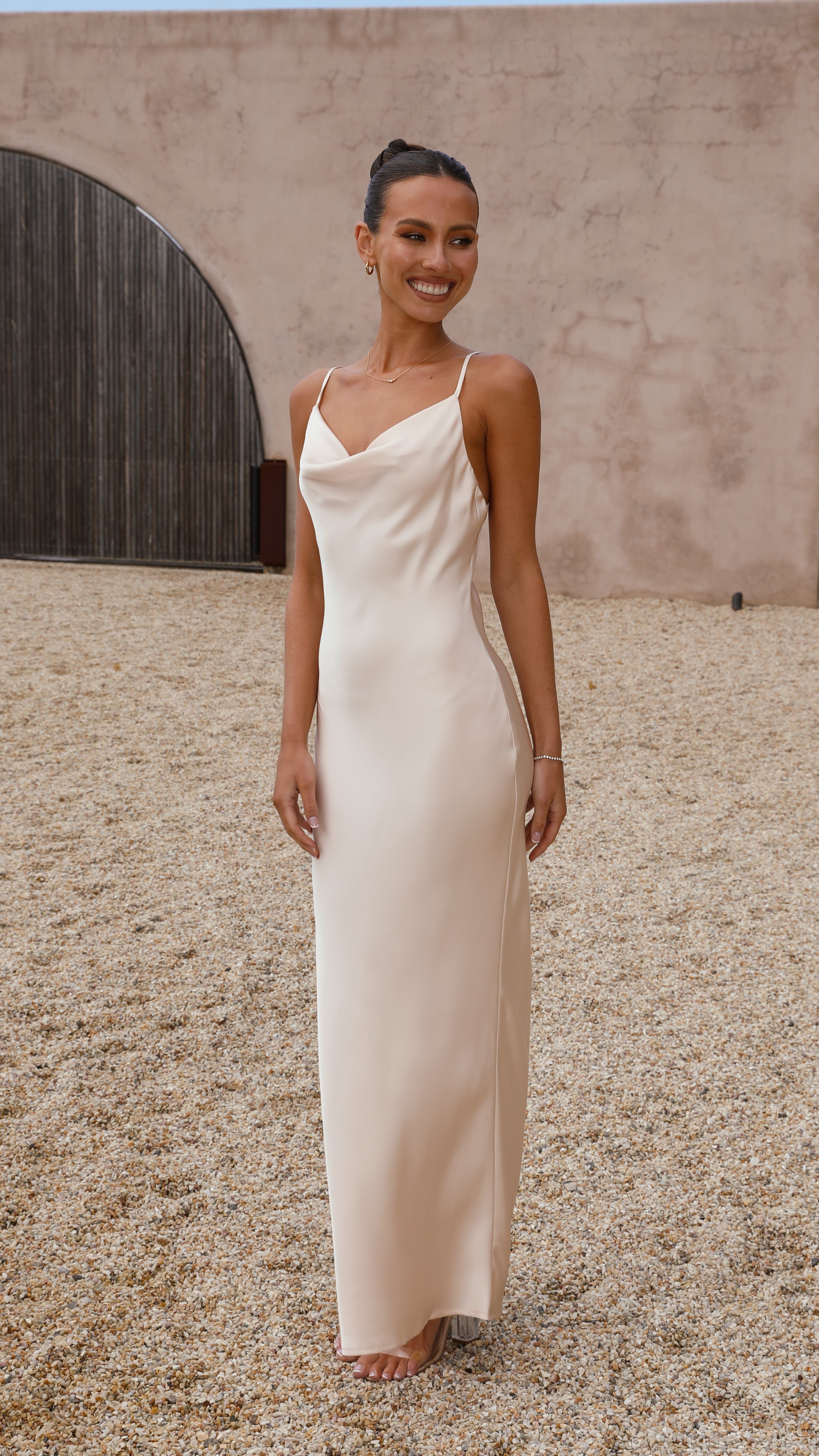 Willow Maxi Dress - Soft Gold