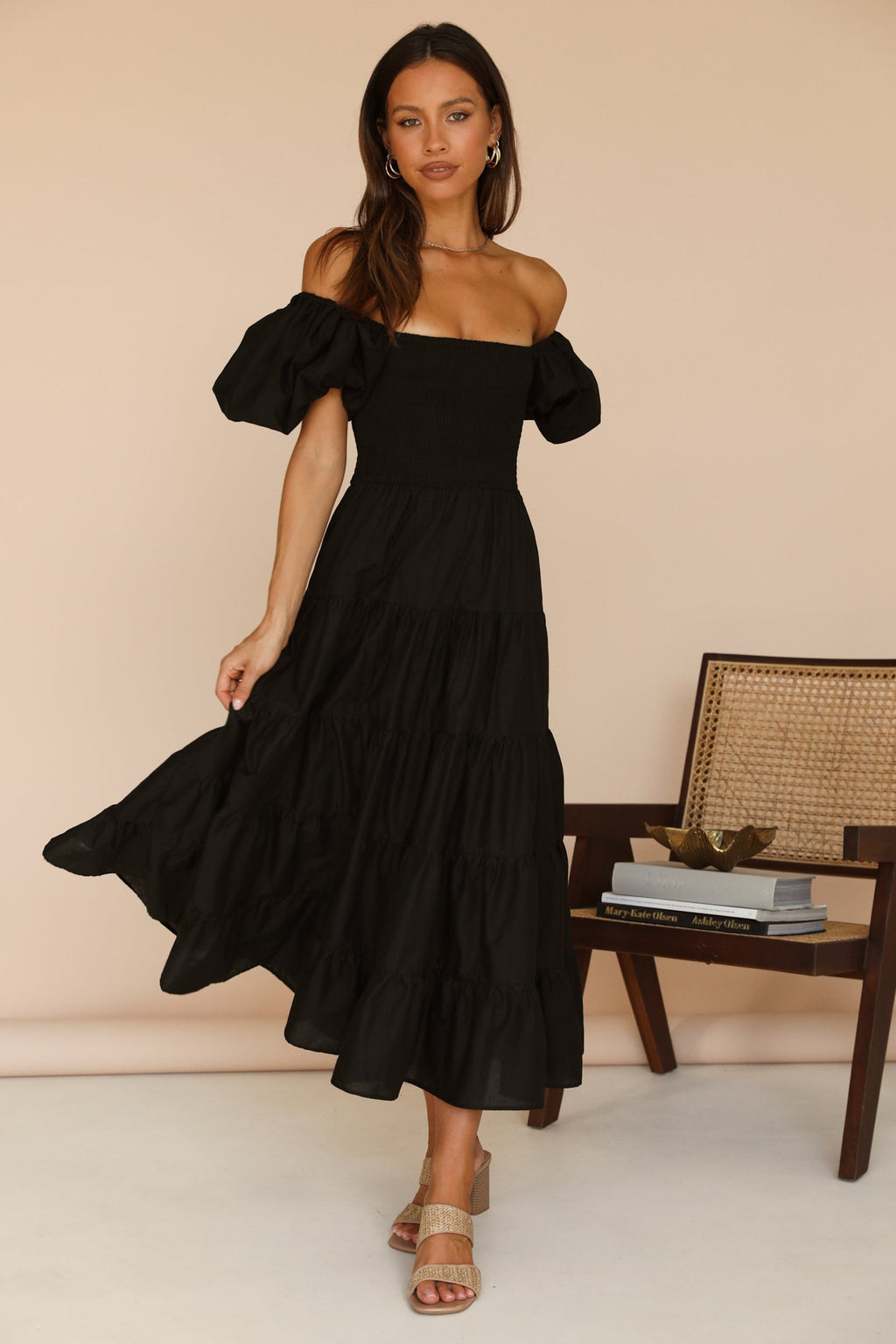 Adela Maxi Dress Black