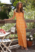 Feels Right Maxi Dress Orange