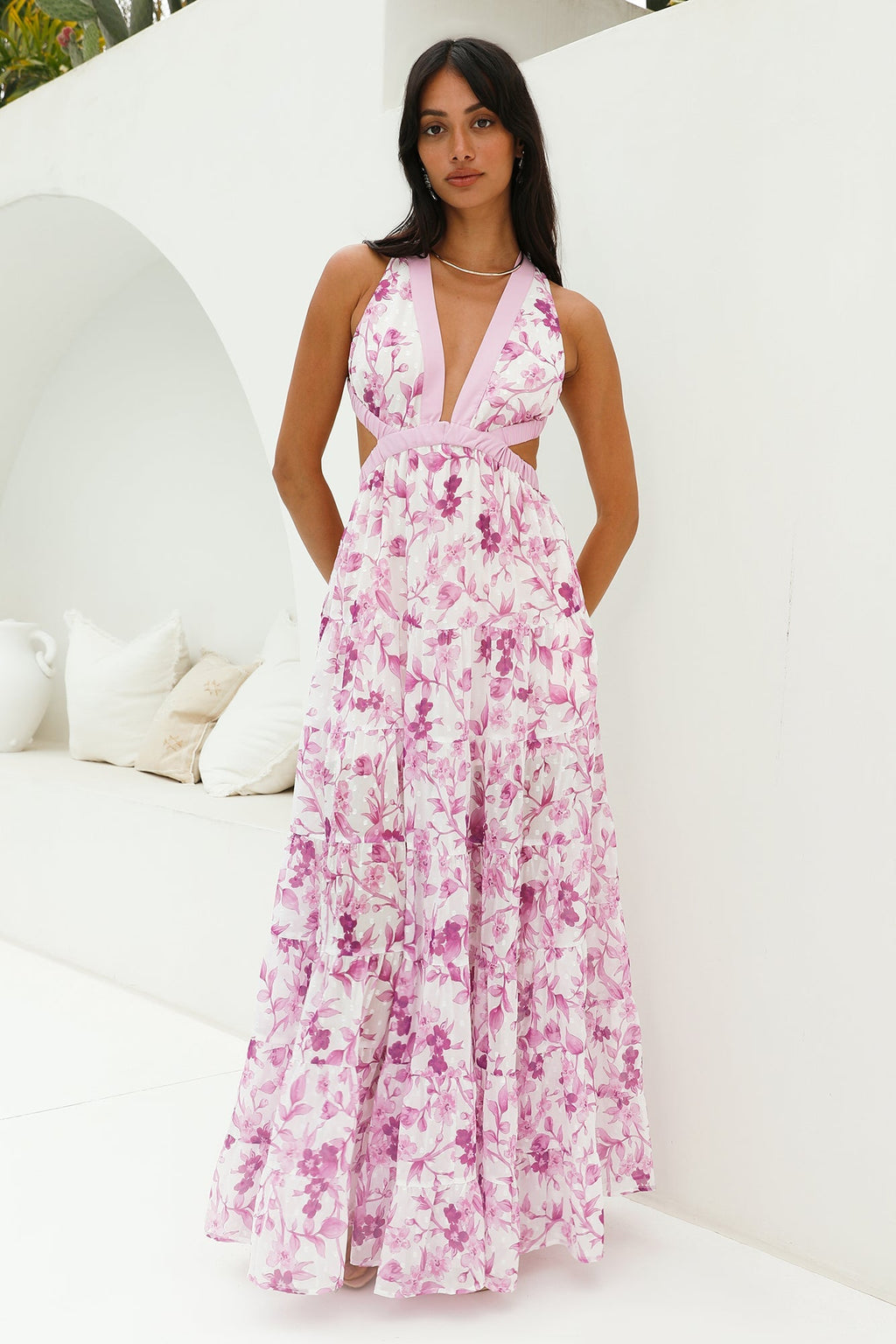 Fashion Forward Maxi Dress Purple