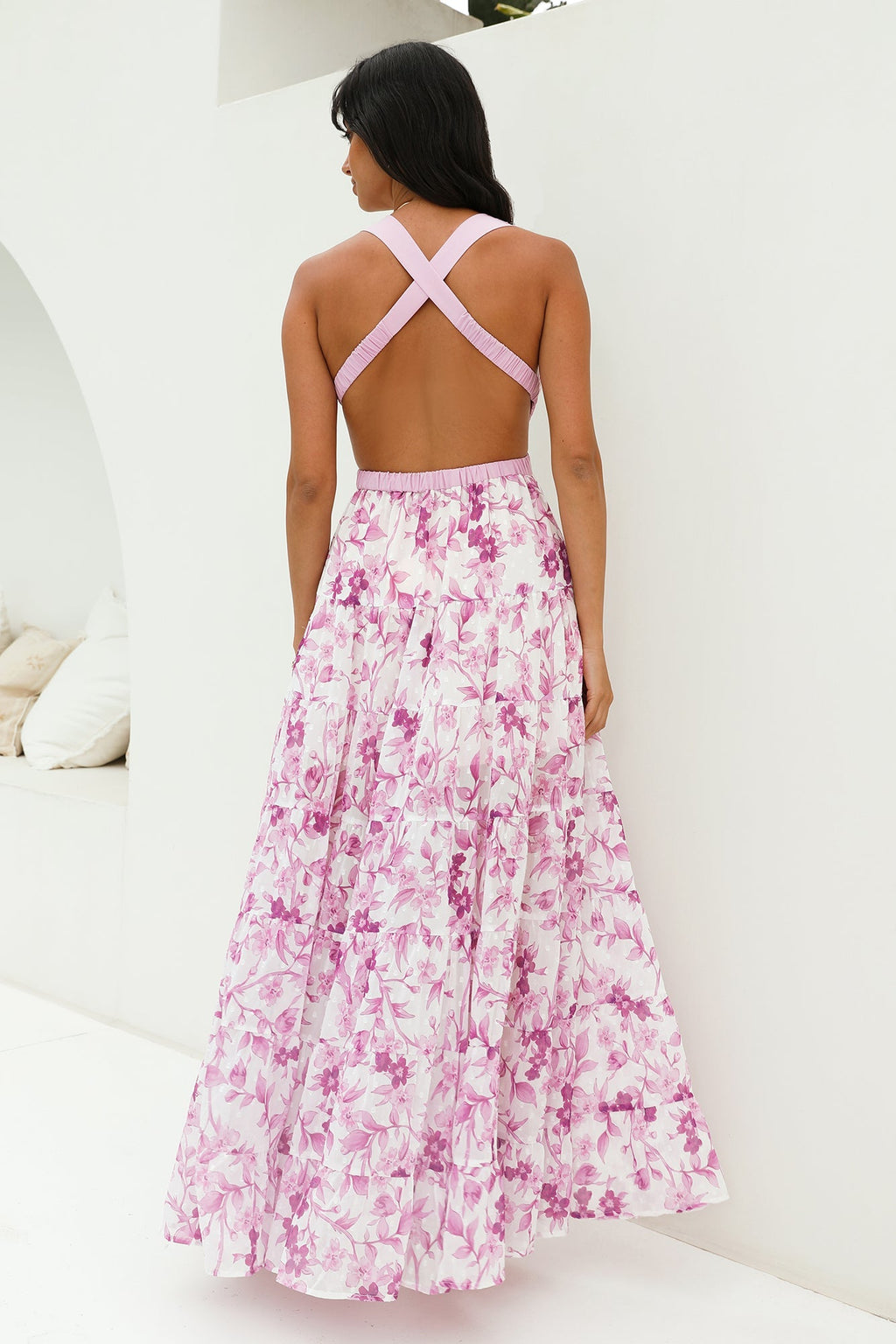 Fashion Forward Maxi Dress Purple