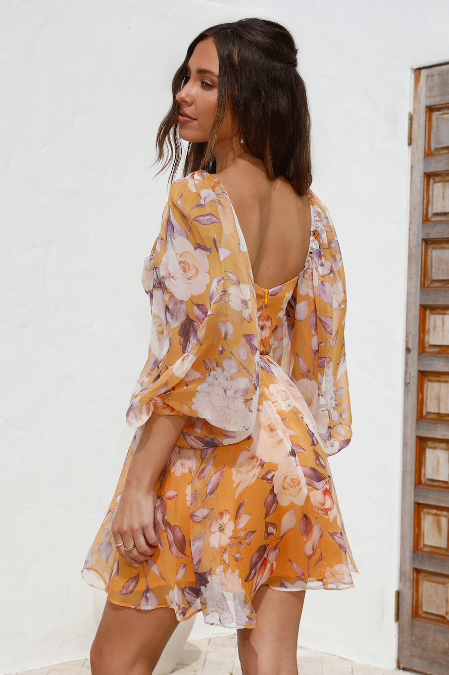 Splendid Skies Dress Yellow